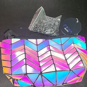 Holographic Convertible Crossbody/clutch Bag